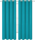 LEMOMO Teal/Turquoise Kids Blackout Curtains - Image 2