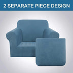 H.VERSAILTEX High Stretch Chair Cover Chair Slipcover 2 Piece Couch Shield - Image 3