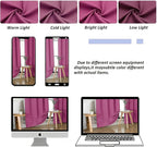 Simplebrand Ava Hot Pink Blackout Curtains - Image 7