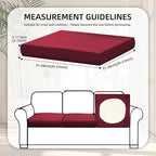 8Pcs Stretch Patio Cushion Covers, Outdoor Couch Covers Replacement, Outdoor - Image 2