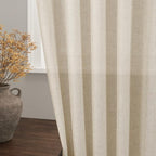 Beige Linen Curtains 80 inches Long - Image 2