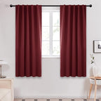 Deconovo Blackout Curtains, Thermal Insulated, W42 x L72 2 Panels, Back Tab by Deconovo