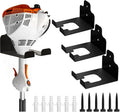 Garage Organizer Trimmer Rack,Garden Power Tool Hanger,3 Pack,Black