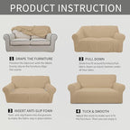 Easy-Going Stretch Oversized Chair Sofa Slipcover 1-Piece Couch Sofa Cover - Image 6