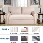 H.VERSAILTEX Super Stretch Individual Seat Cushion Covers Sofa Covers Couch - Image 2