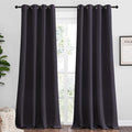 NICETOWN Greyish Purple Blackout Curtains 90 inches Length by NICETOWN