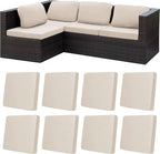 8Pcs Stretch Patio Cushion Covers, Outdoor Couch Covers Replacement, Outdoor by BIETYONE