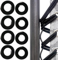 Ostlttyn Zero Gravity Chair Replacement Cord, 8 Pcs Durable Bungee Elastic Laces Replacement Cords for Zero Gravity Chair Lounge Chair Patio Recliner Lawn Chair Repair Kit, Black