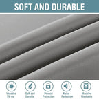 H.VERSAILTEX Grey Blackout Curtains - Image 4