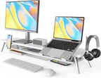 Fenge 42.5-Inch Monitor Stand Riser with Laptop, Phone & Headphone Holders