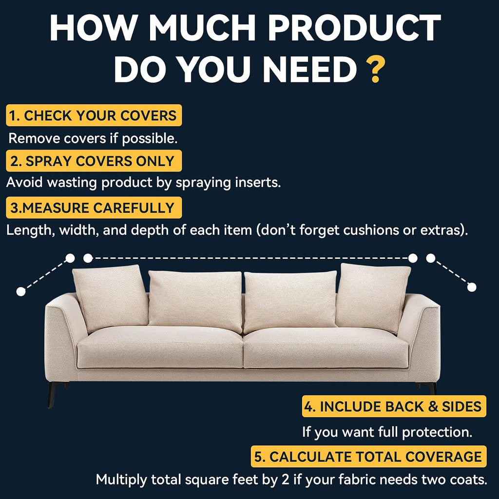 Fabric Protector Spray for Upholstery & Couch (25.4 fl. oz.)