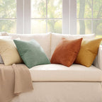 MIULEE Boho Farmhouse Throw Pillow Covers 18x18 Inch Set of 4 Summer Modern - Image 7