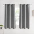NICETOWN Silver Grey Blackout Curtain Panels by NICETOWN