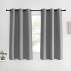 NICETOWN Silver Grey Blackout Curtain Panels by NICETOWN