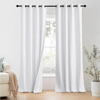 NICETOWN 100% Blackout Window Curtain Panels 96 inch Length by NICETOWN