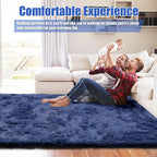 8x10 Fluffy Area Rugs for Living Room, Shag Area Rug for Bedroom - Image 7