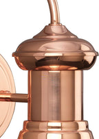 Progress Lighting Brookside Outdoor Wall Lantern Light, Copper