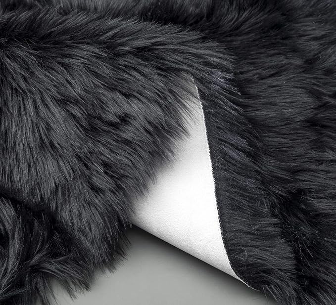 Ciicool Ultra Soft Faux Sheepskin Fur Rug Fluffy Rug - Image 6