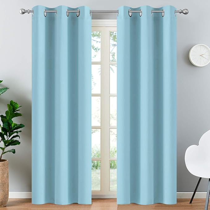 Yakamok Blackout Curtains Room Darkening Thermal Insulated by Yakamok