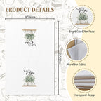 Vintage Farmhouse Eucalyptus Leaf Hand Towels 16x24 Inch 057-XC