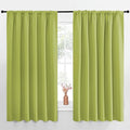 NICETOWN Blackout Curtains for Bedroom, Fresh Green, 1 Pair, 70 by 63-inch by NICETOWN