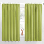 NICETOWN Blackout Curtains for Bedroom, Fresh Green, 1 Pair, 70 by 63-inch by NICETOWN