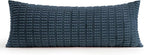 MIULEE Pack of 1 Blue Long Body Lumbar Decorative Throw Pillow Cover 14x36 Inch - Image 6