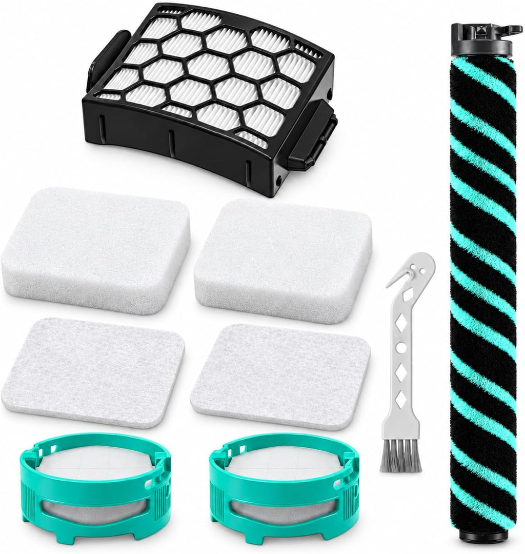 LA802 Filters and Brush Roller Kit Compatible with Shark LA802 LA742 Vacuum