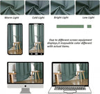 Simplebrand Dark Green Blackout Curtains - Image 8
