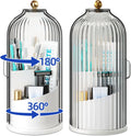 Dustproof Toothbrush Holders with Cover for Bathrooms, Tooth Brush Holder