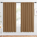NICETOWN Bedroom Window Curtain Panels, 2 Panels, 62 in x 72 in, Window by NICETOWN