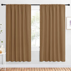 NICETOWN Bedroom Window Curtain Panels, 2 Panels, 62 in x 72 in, Window by NICETOWN