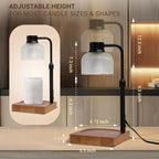 Candle Warmer Lamp with Timer: Birthday Gift for Women Mom Her - Brown
