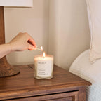 Below 60 Scented Candle | My Love Language is… | Essential Oil-Based Fragrance | Hand-Made with Paraffin-Free Soy Wax | 100% Cotton Wick | 50 hr Burn Time | Spearmint & Fennel (10oz)