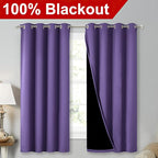 NICETOWN 100% Blackout Curtains - Image 2
