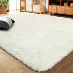 LOCHAS Ultra Soft Indoor Modern Area Rugs Fluffy Living Room Carpets by LOCHAS