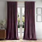 MIULEE Dark Purple Velvet Curtains 108 inches by MIULEE