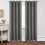 Joydeco Blackout Curtains 84 Inch Length 2 Panels Set, Thermal Insulated Long by JOYDECO