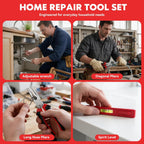229 Piece Tool Set for Home, Household Basic Repair Tool Kit with Storage ToolBox, Hand Tool Set for Home, Socket Wrench Set for Car, Garage