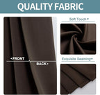 ChrisDowa Blackout Curtains 120 Inches Long 2 Panels Set - Image 3