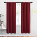 NICETOWN Christmas Burgundy Curtains Blackout Drape Panels by NICETOWN
