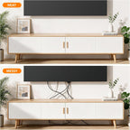 in-Wall Cable Management Kit with Recessed Outlet, 2 AC Outlets