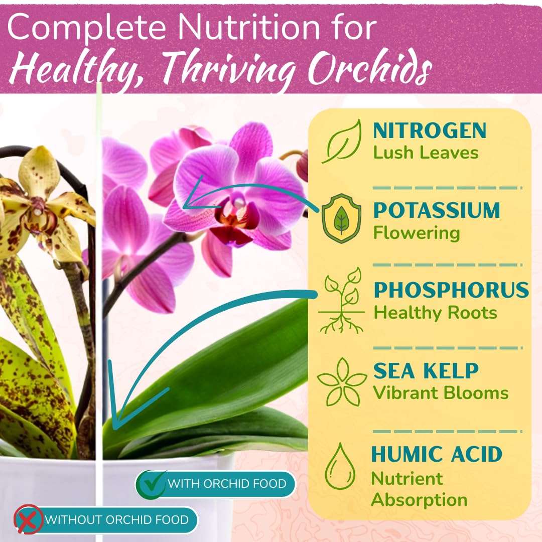 Orchid Fertilizer Spray, Ready-to-Use Liquid Plant Food Mist, 8 oz