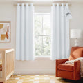 NICETOWN Farmhouse 100% Blackout Linen Curtains by NICETOWN