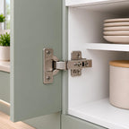 Berta, 4-Pack Full Overlay 110° Soft-Close Frameless Cabinet Hinges