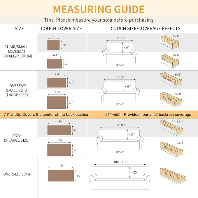Armchair Couch Cover for Dogs 1 Cushion, Washable Recliner Covers Sofa Protector - Image 2