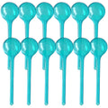 Plant Self Watering Globes, Large 12pcs Flower Automatic Watering Bulbs, Plastic Plant Flower Self Watering Devices, Garden Self Watering Planter Insert for Daily Vocation Watering, Forgetful Gardener