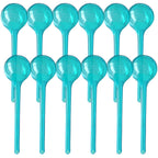 Plant Self Watering Globes, Large 12pcs Flower Automatic Watering Bulbs, Plastic Plant Flower Self Watering Devices, Garden Self Watering Planter Insert for Daily Vocation Watering, Forgetful Gardener