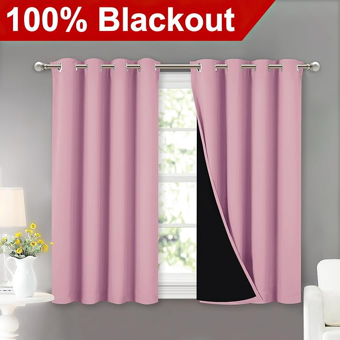 NICETOWN 100% Blackout Curtains - Image 2