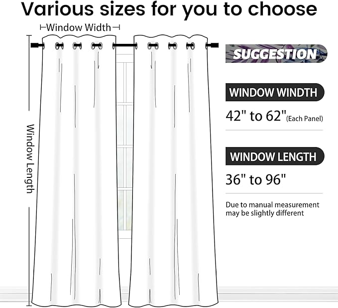 SimpleHome 100% Blackout Curtains - Image 6